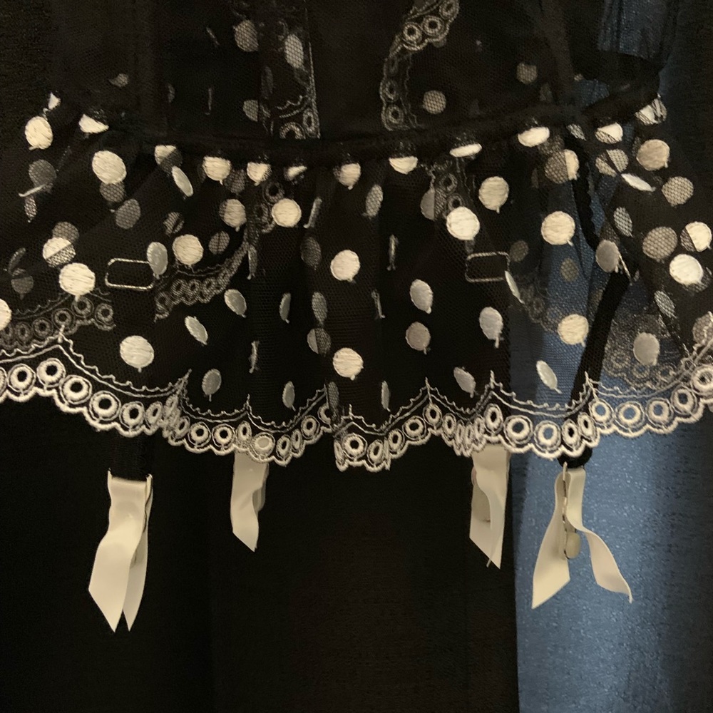 NWT Victoria’s Secret black polka dot lingerie - Picture 3 of 4